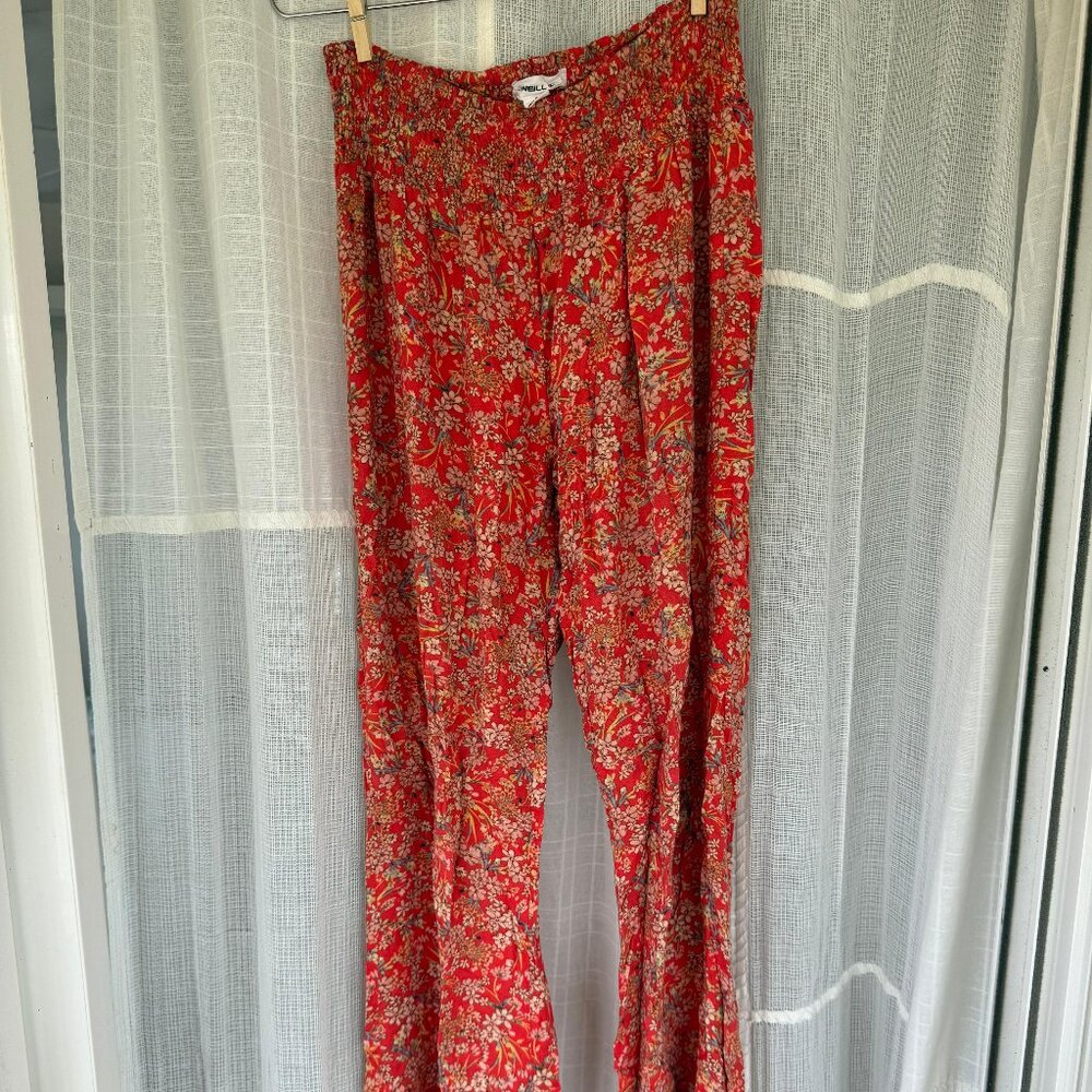 O'Neill Floral Wide Leg Pants Size Small